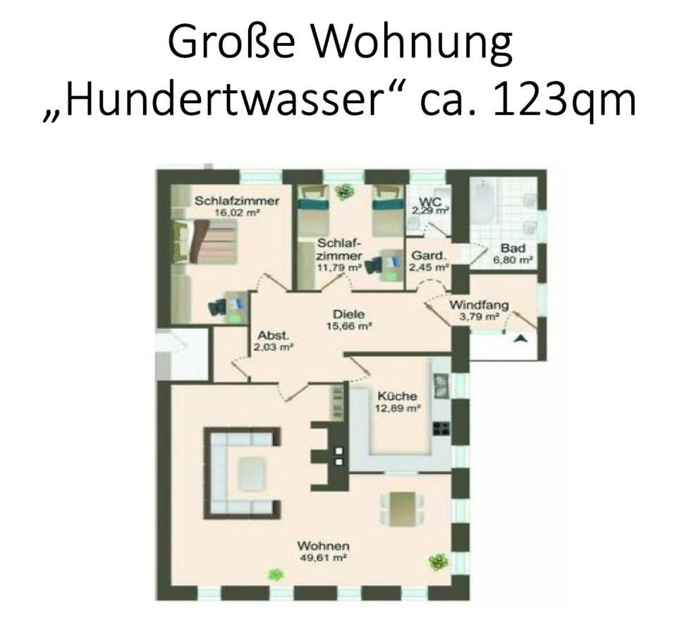 Grosse Ferienwohnung Hundertwasser Am Dreisessel In Altreichenau Нойрайхенау Екстер'єр фото